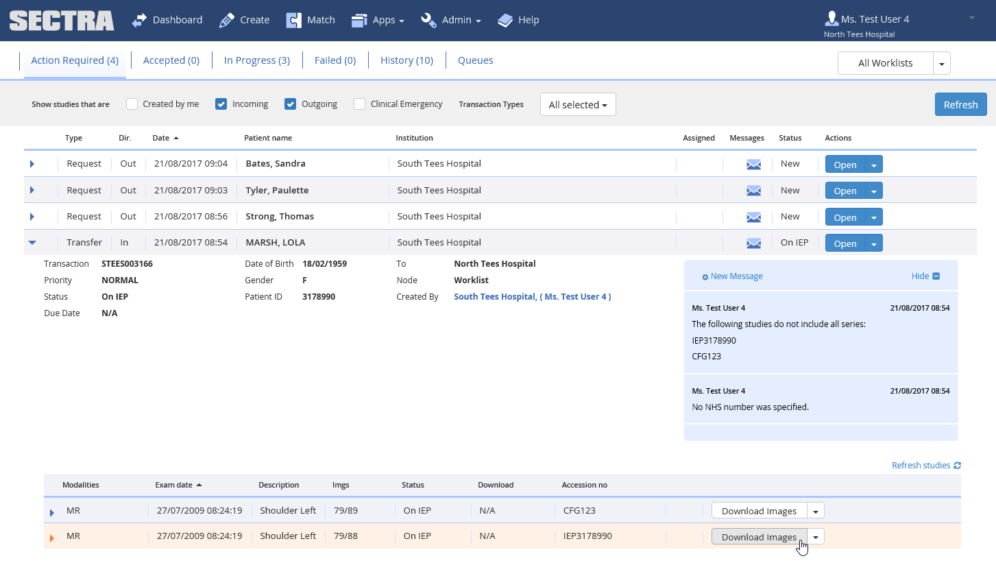 Sectra Image Exchange Portal | Sectra Medical