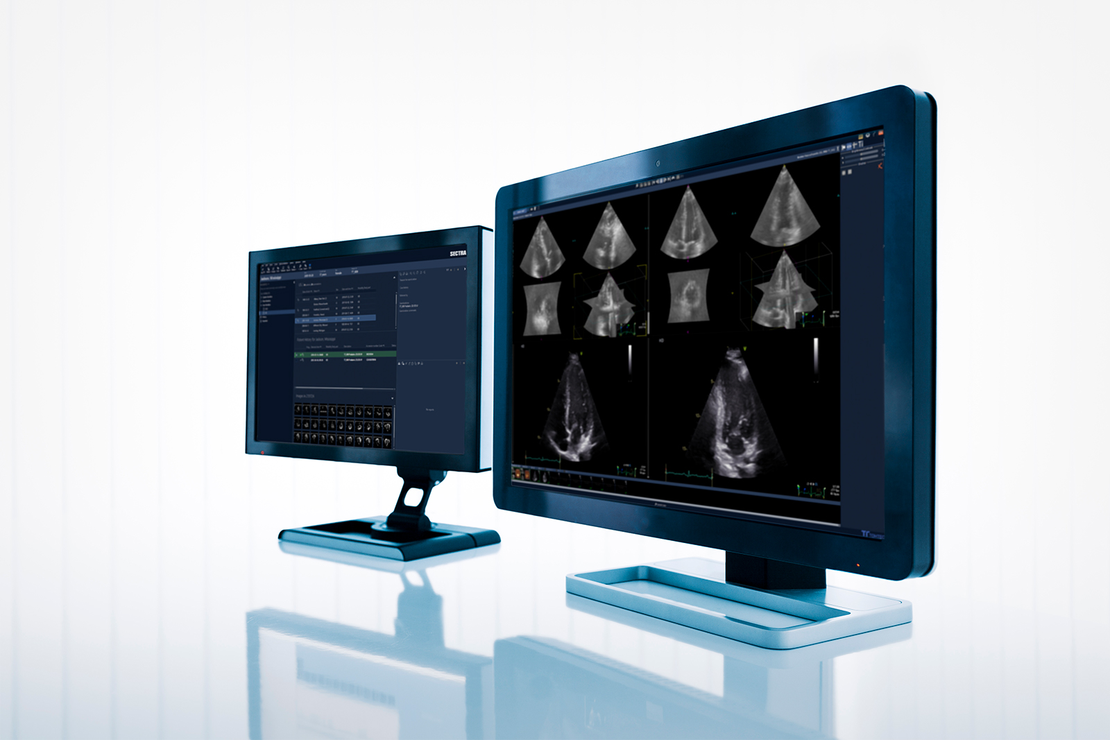 Cardiology workstation with Sectra PACS and Sectra RIS