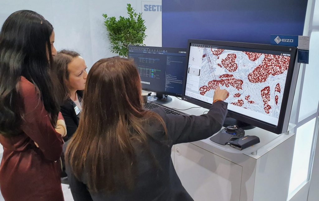 Sectra digital pathology demo at RSNA 2019